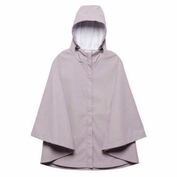 32 DEGREES Women Hooded Stylish Waterproof Durable Rain Poncho-- Gray - Picture 9 of 9